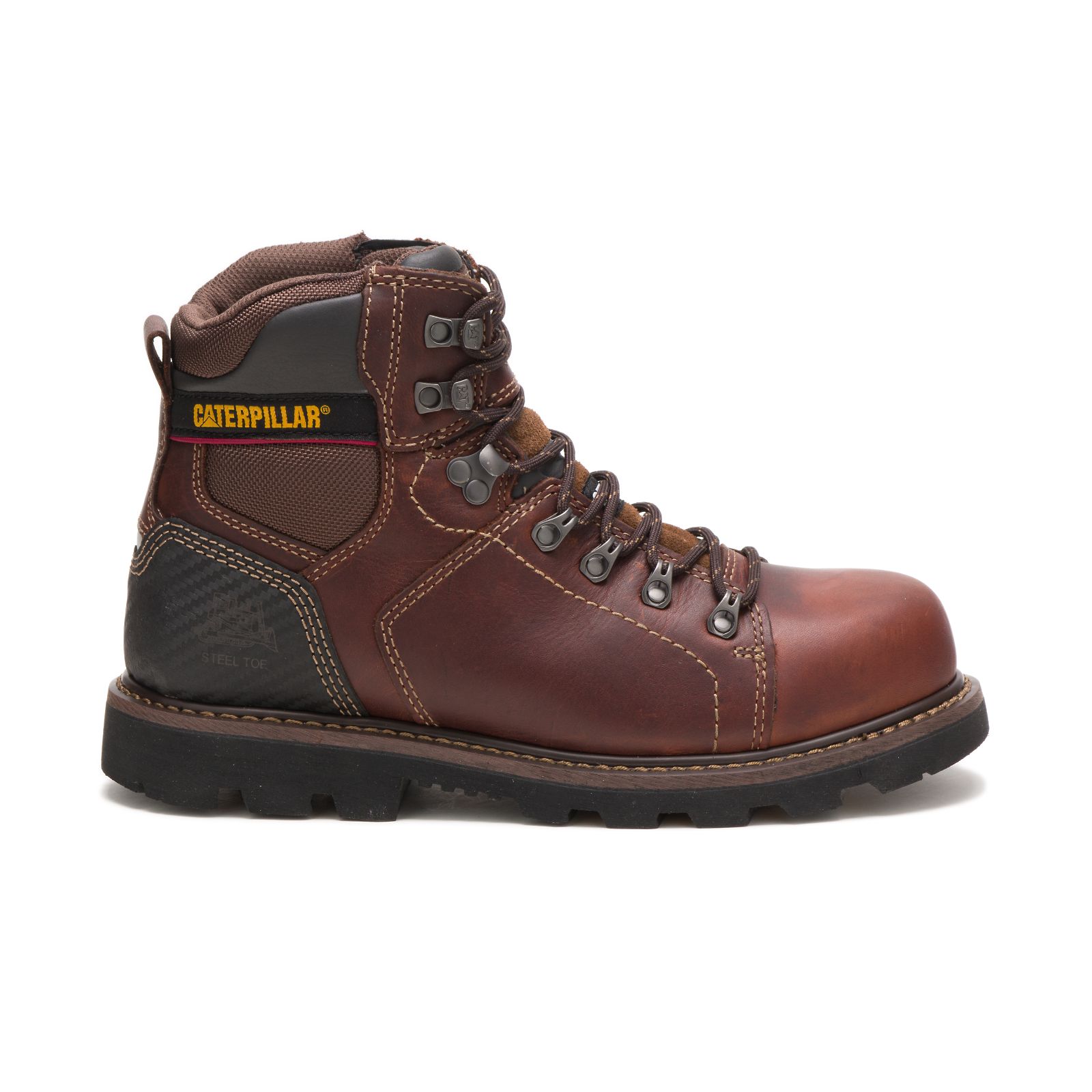 Caterpillar Alaska 2.0 Steel Toe - Mens Work Boots - Brown - NZ (286GPQWTK)